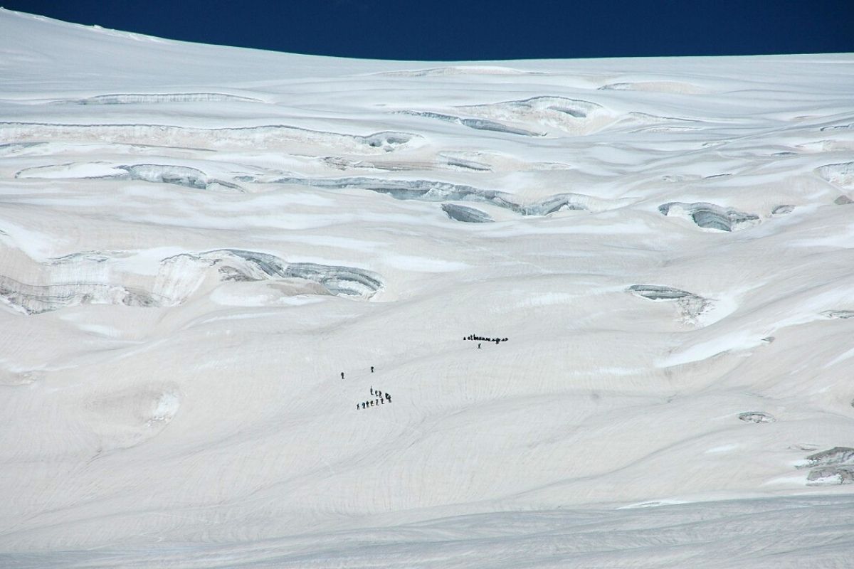 Skiing in Biafo Glacier