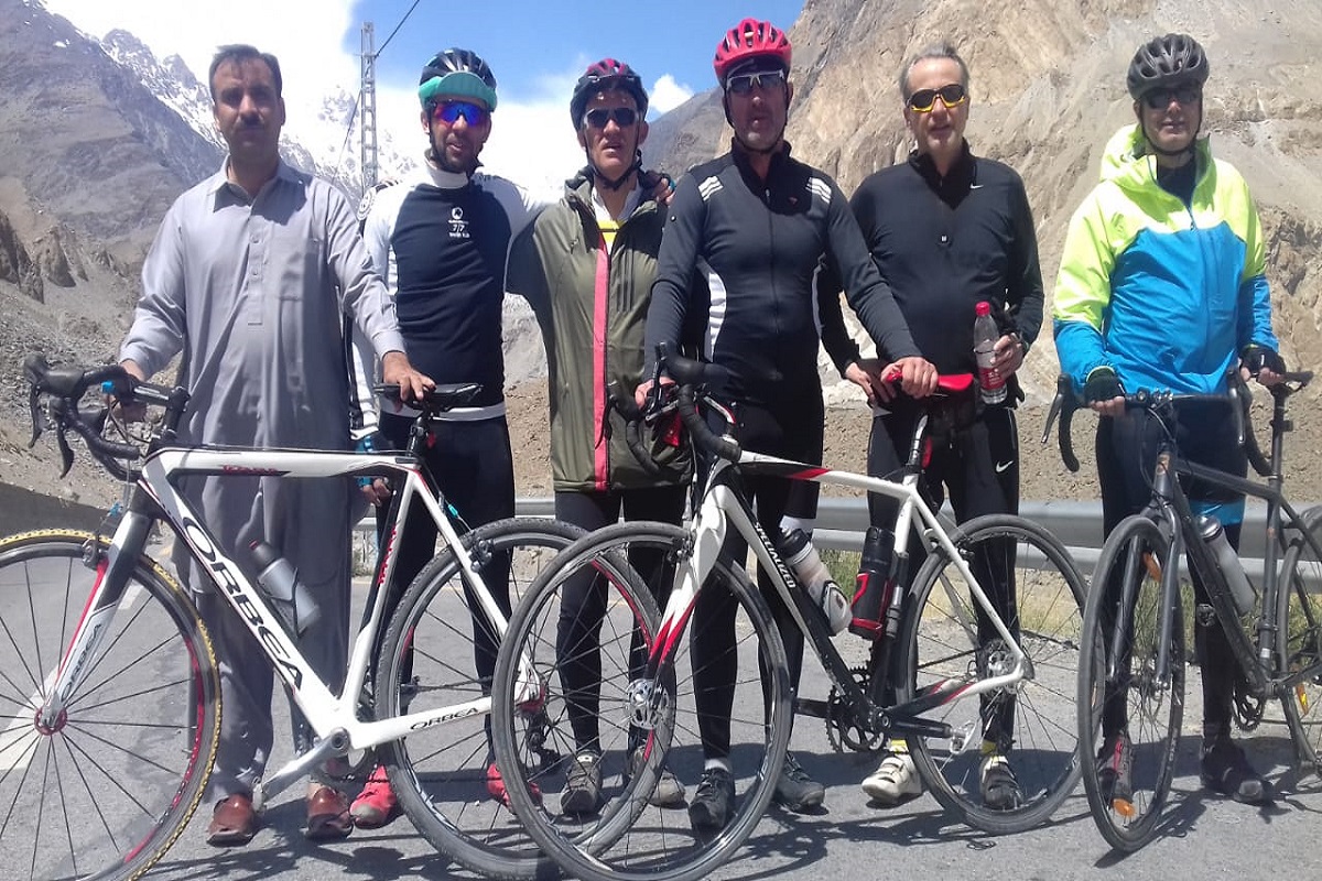 Cycling in Hunza valley